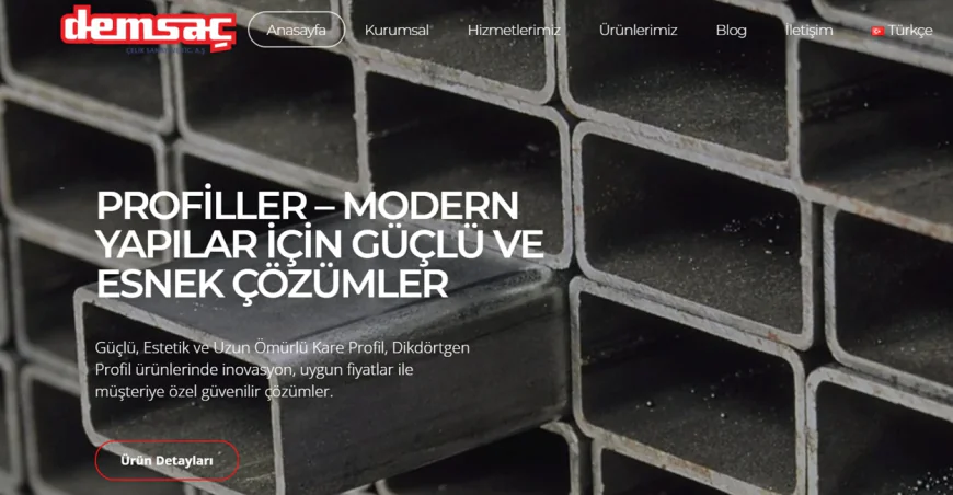 Demsaç Çelik 1983'ten beri metal sektörüne yön veriyor