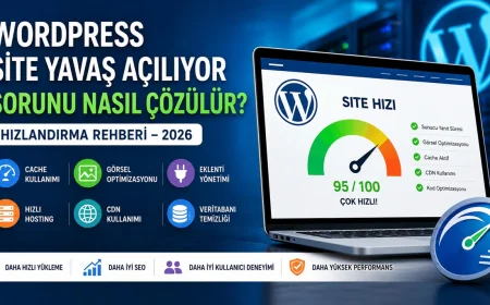 WordPress site yavaş açılıyorsa çözüm doğru optimizasyonda