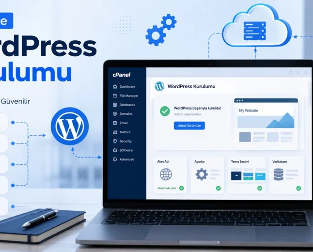 WordPress kurulumu cPanel ile birkaç dakikada yapılabilir