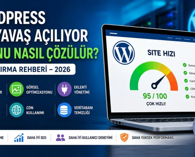 WordPress site yavaş açılıyorsa çözüm doğru optimizasyonda