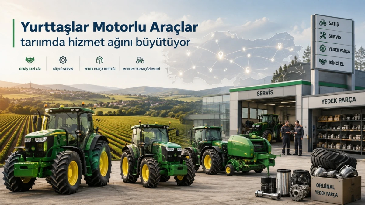 Yurttaşlar Motorlu Araçlar tarımda hizmet ağını büyütüyor