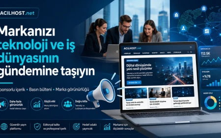 Markanızı teknoloji ve iş dünyasının gündemine taşıyın