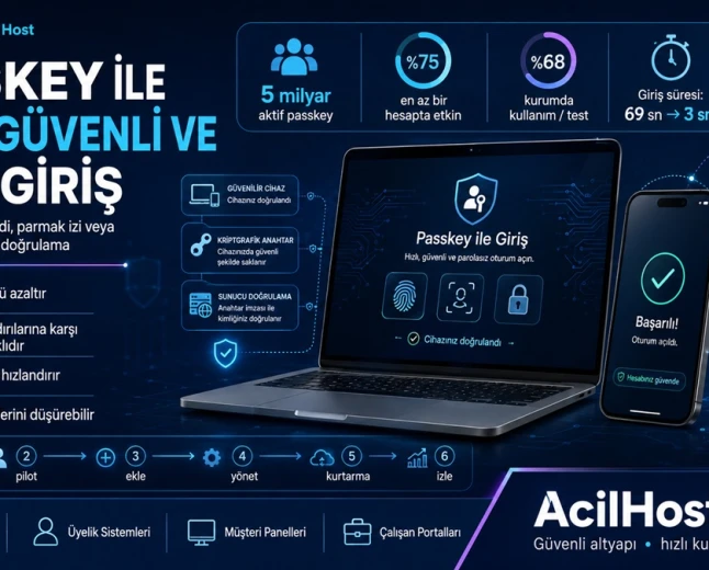 Passkey dönemi başladı: Web siteleri şifresiz girişe geçiyor