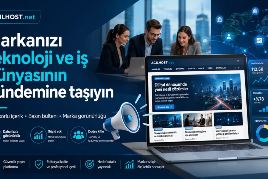 Markanızı teknoloji ve iş dünyasının gündemine taşıyın